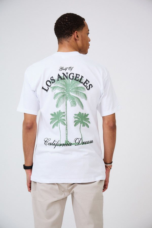 T-shirt Oversized Imprimé "L.A PALM"