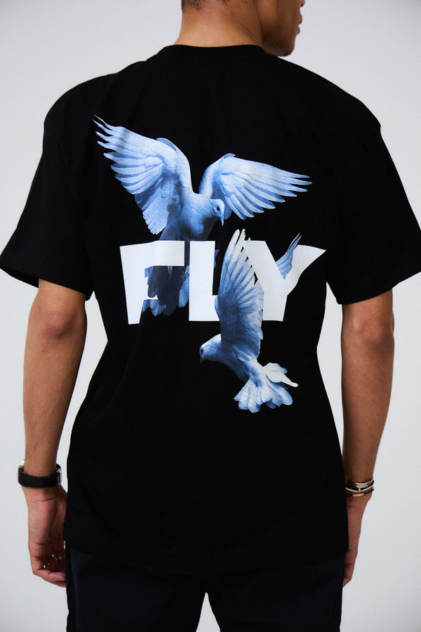 T-shirt Oversized Imprimé "FLYING DOVE"