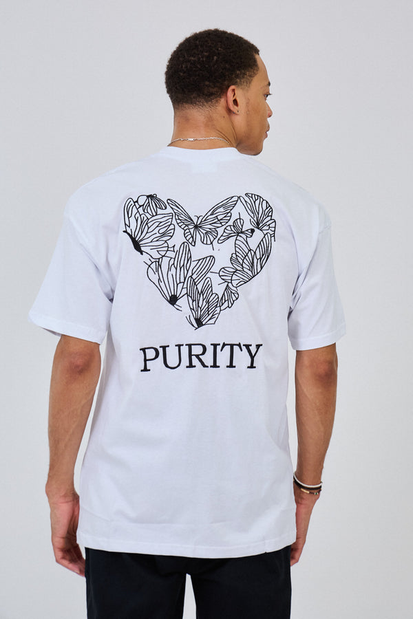 T-shirt Oversized Brodé "PURITY"