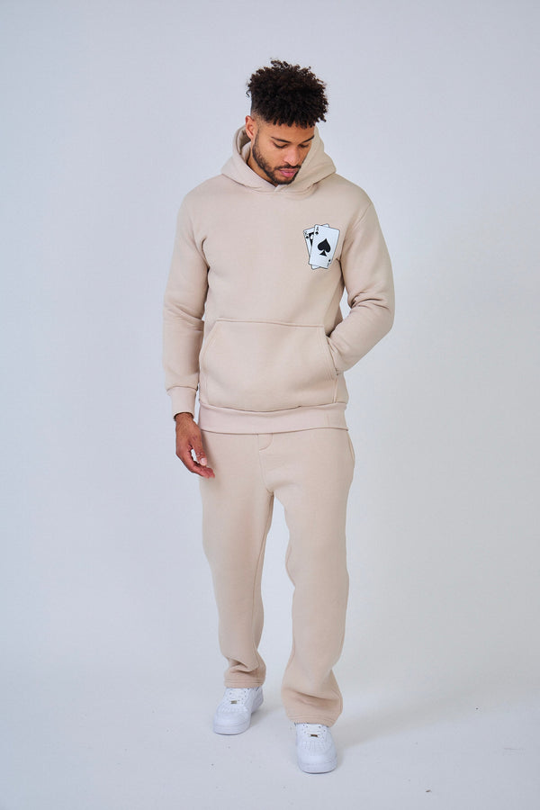 Sweat à Capuche Oversized imprimé "CARDS"